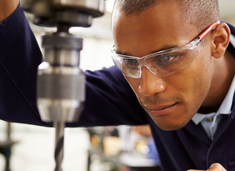 Safety glasses available at 3D Eye Care